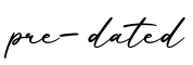 单词pre-dated书写