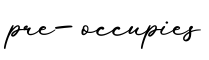 单词pre-occupies书写