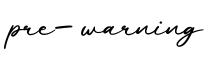 单词pre-warning书写