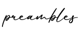 单词preambles书写