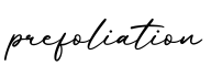 单词prefoliation书写