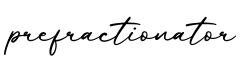 单词prefractionator书写