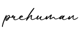 单词prehuman书写