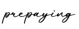 单词prepaying书写