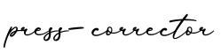 单词press-corrector书写
