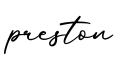 单词preston书写
