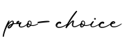 单词pro-choice书写