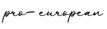单词pro-european书写