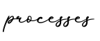 单词processes书写