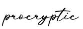 单词procryptic书写