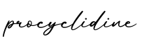 单词procyclidine书写