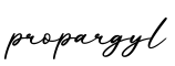 单词propargyl书写