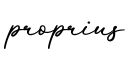 单词proprius书写