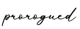 单词prorogued书写