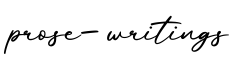单词prose-writings书写