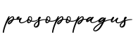 单词prosopopagus书写