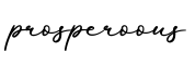 单词prosperoous书写
