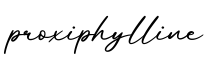 单词proxiphylline书写