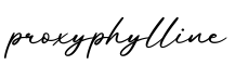 单词proxyphylline书写