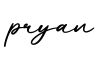 单词pryan书写
