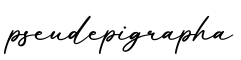 单词pseudepigrapha书写