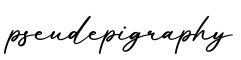 单词pseudepigraphy书写