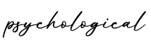单词psychological书写