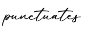 单词punctuates书写