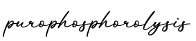 单词purophosphorolysis书写