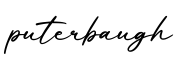 单词puterbaugh书写