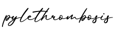 单词pylethrombosis书写