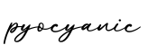 单词pyocyanic书写