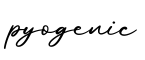 单词pyogenic书写