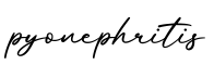 单词pyonephritis书写