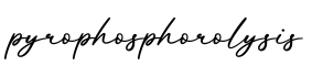 单词pyrophosphorolysis书写
