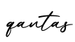 单词qantas书写