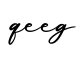 单词qeeg书写