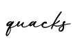 单词quacks书写