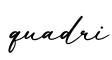 单词quadri书写