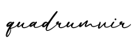 单词quadrumvir书写