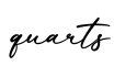 单词quarts书写