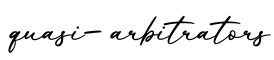 单词quasi-arbitrators书写