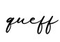 单词queff书写