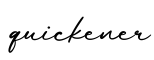单词quickener书写