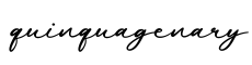 单词quinquagenary书写
