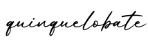 单词quinquelobate书写
