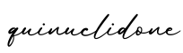 单词quinuclidone书写