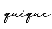 单词quique书写