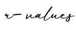 单词r-values书写