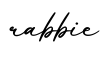 单词rabbie书写